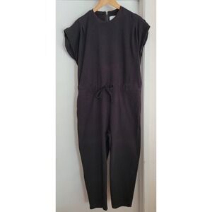 Pistola Women's Jumpsuit Size M Black Cotton Sleeveless Minimalist